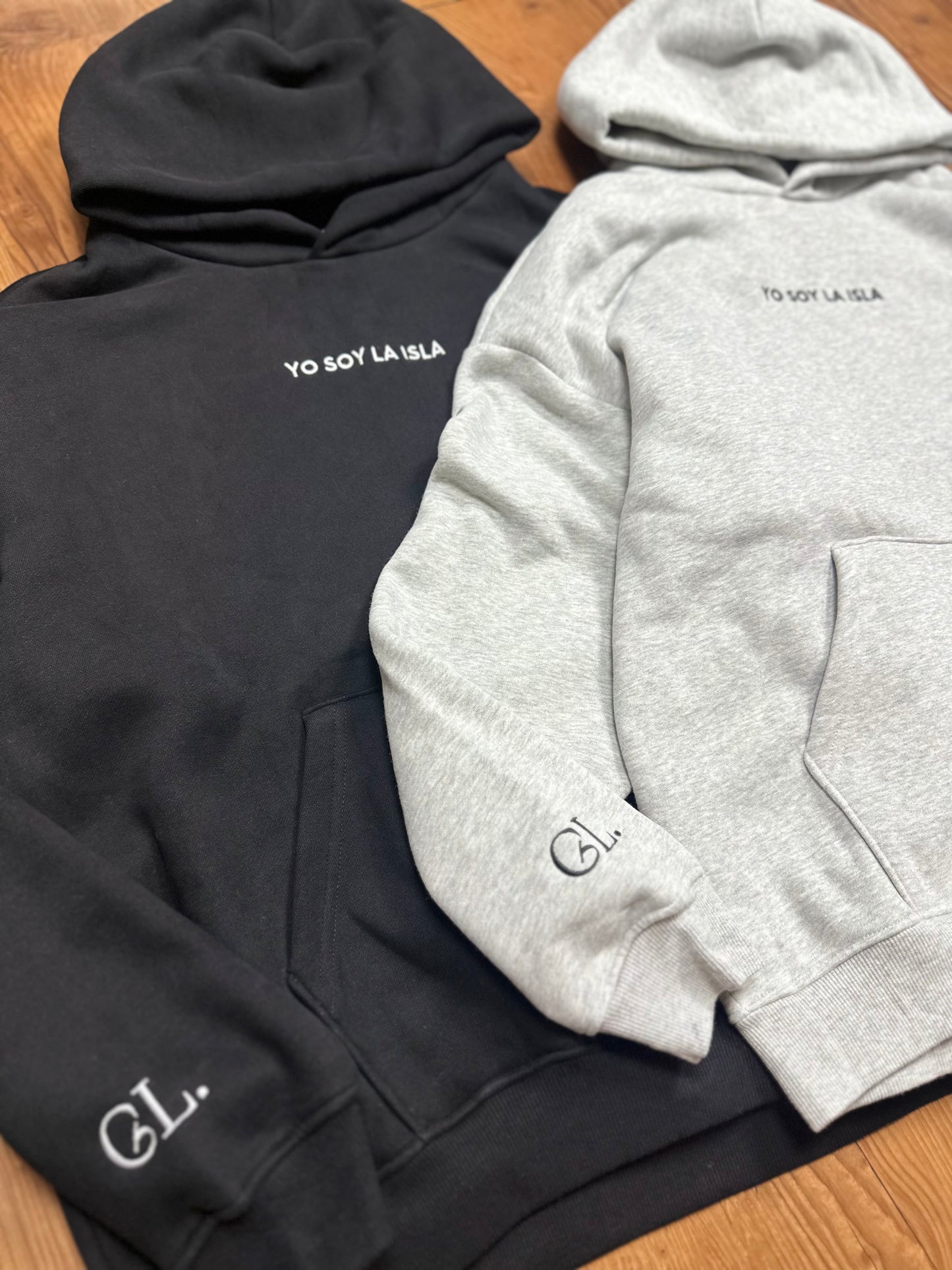 Yo Soy La Isla Hoodie - Gray