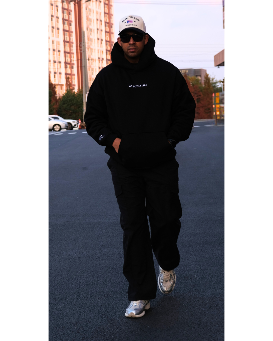 Yo Soy La Isla Hoodie - Black