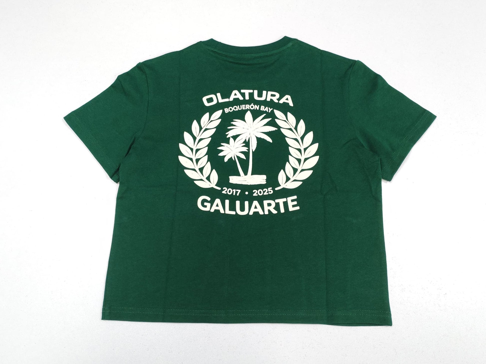 Boquerón Bay Palm Green T-shirt — Galuarte Puerto Rico streetwear tee