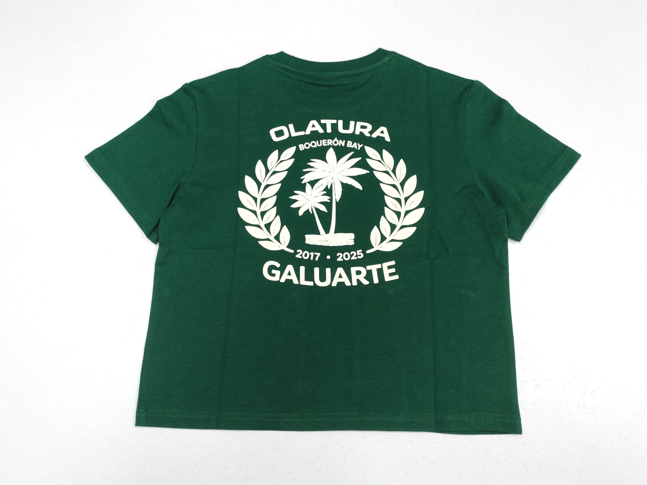Boquerón Bay Palm Green T-shirt — Galuarte Puerto Rico streetwear tee
