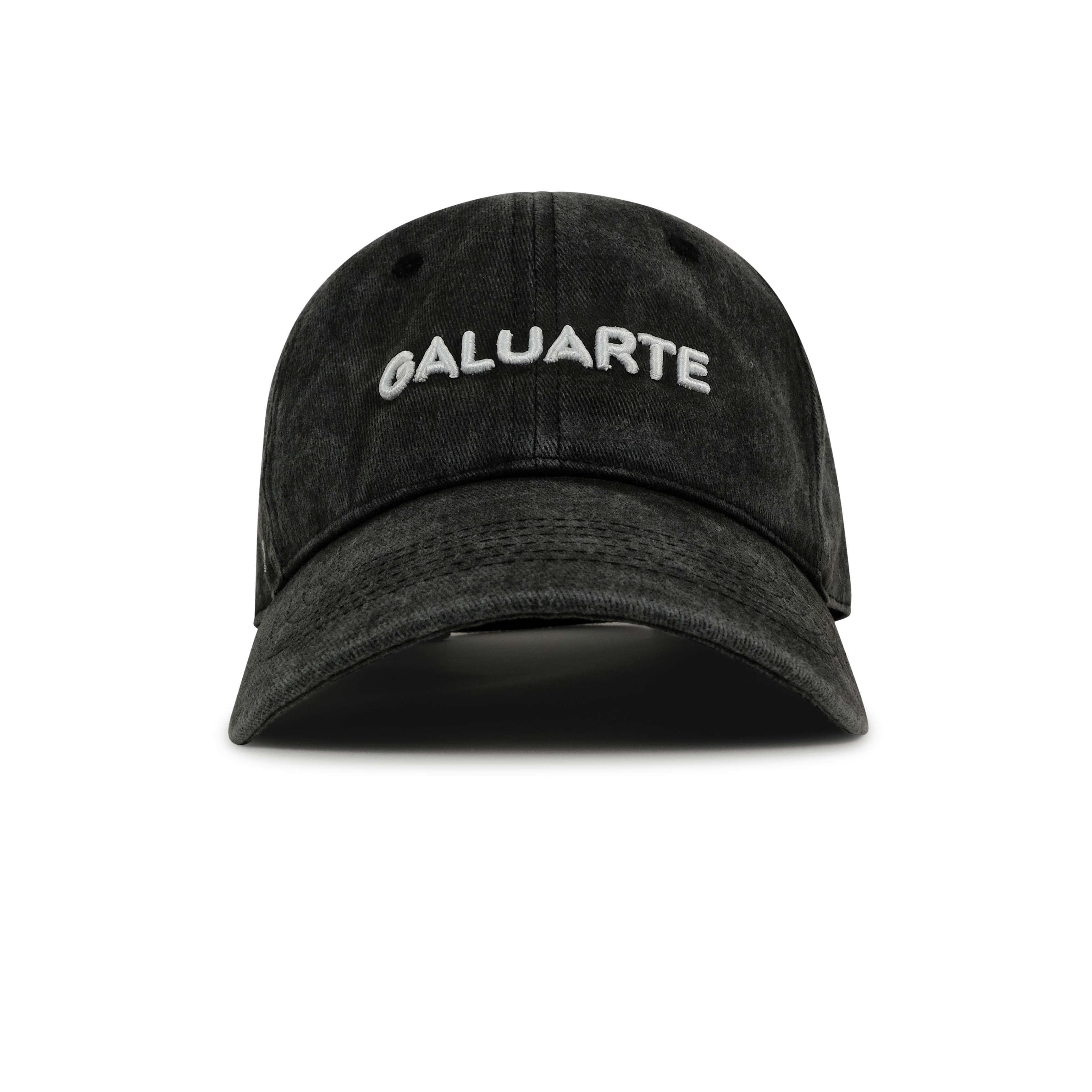 Galuarte Dad Hat - Black Acid Wash