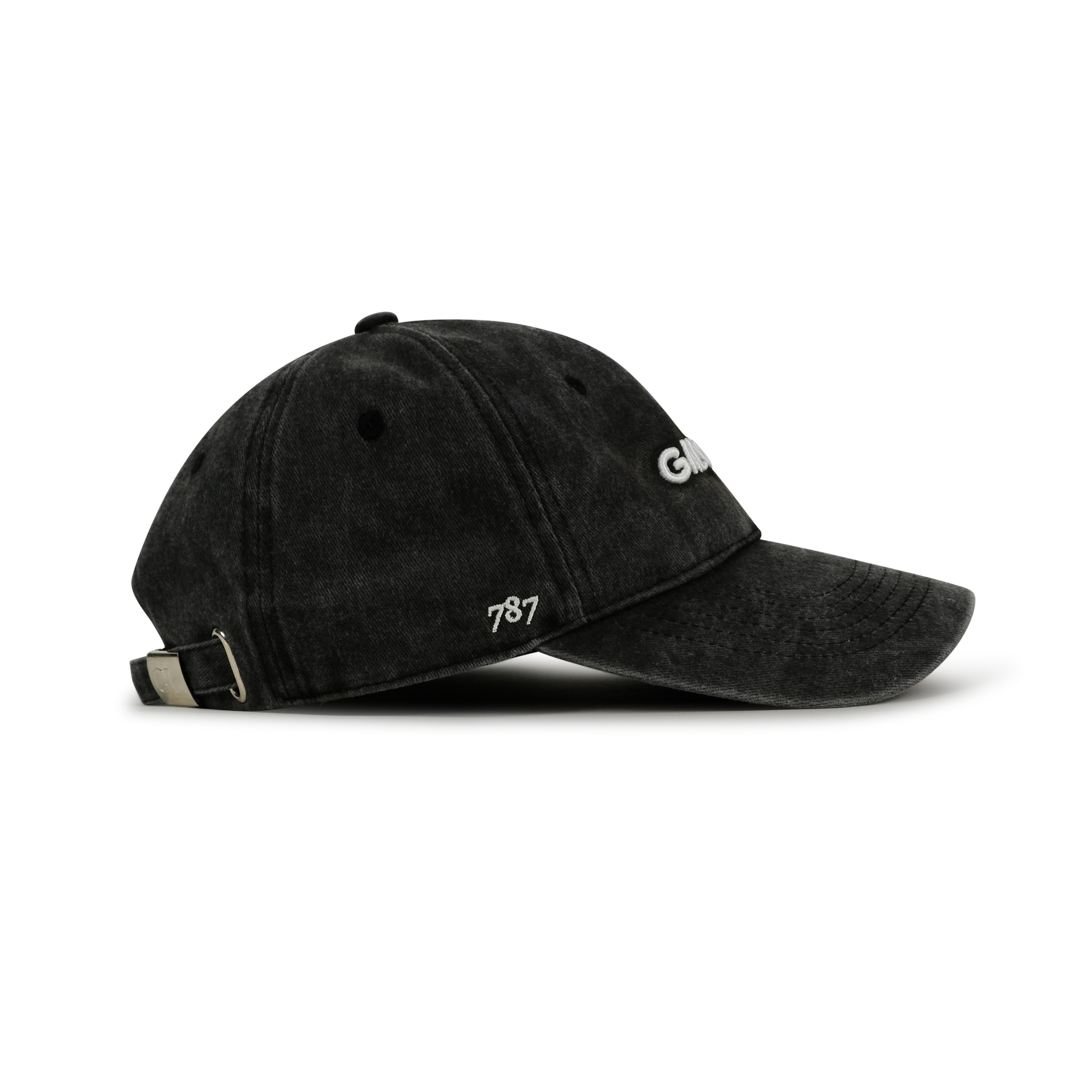 Galuarte Dad Hat - Black Acid Wash