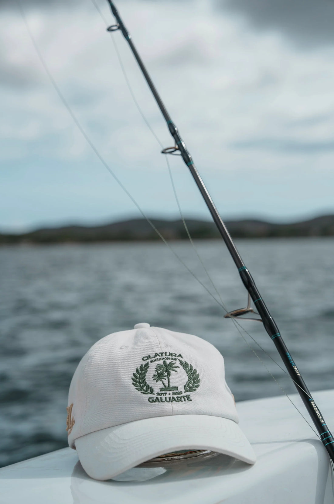 Boquerón Bay Bone White Daddy Cap — Galuarte Puerto Rico streetwear