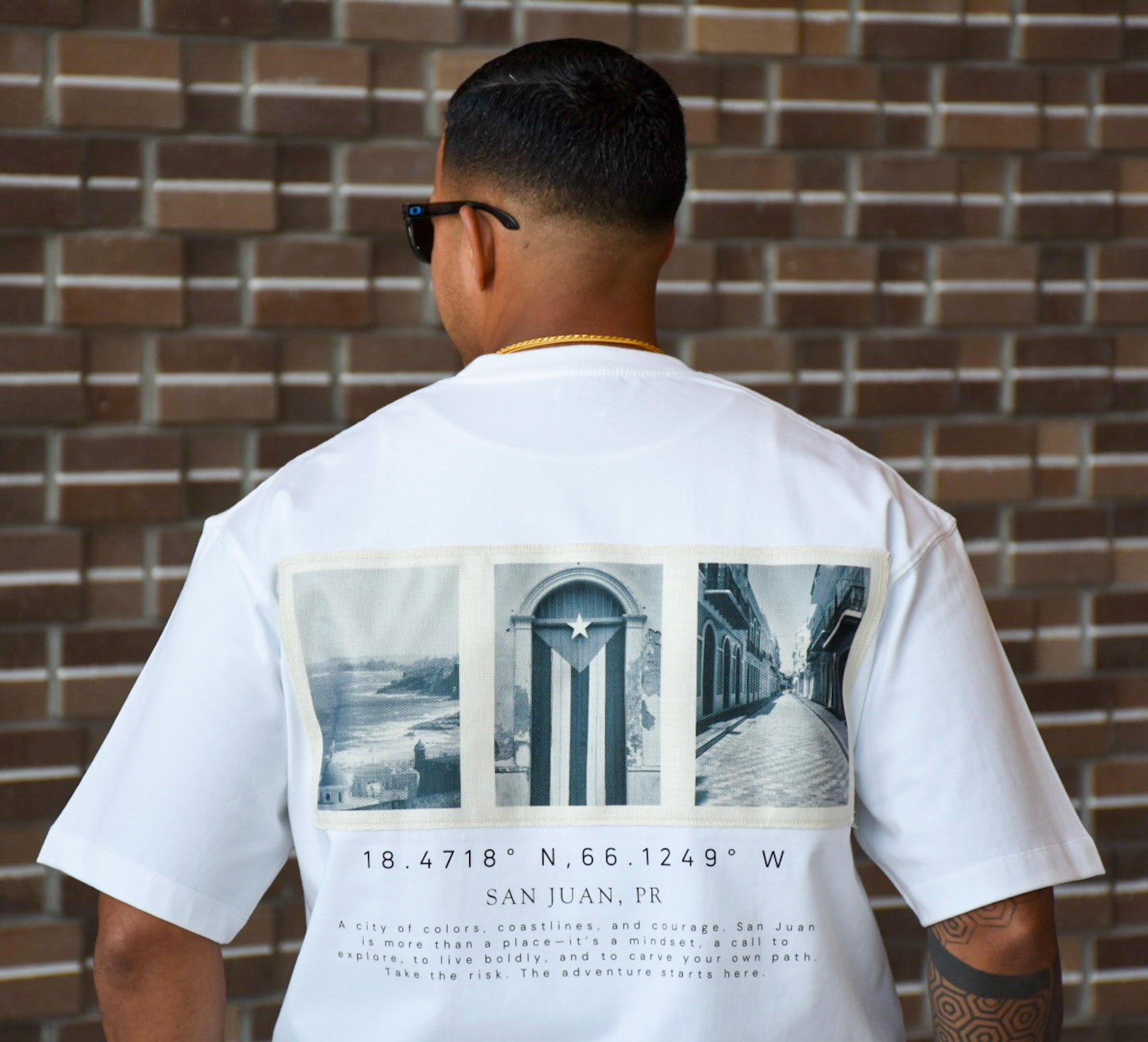 Galuarte “SJU” Tee - White Oversized