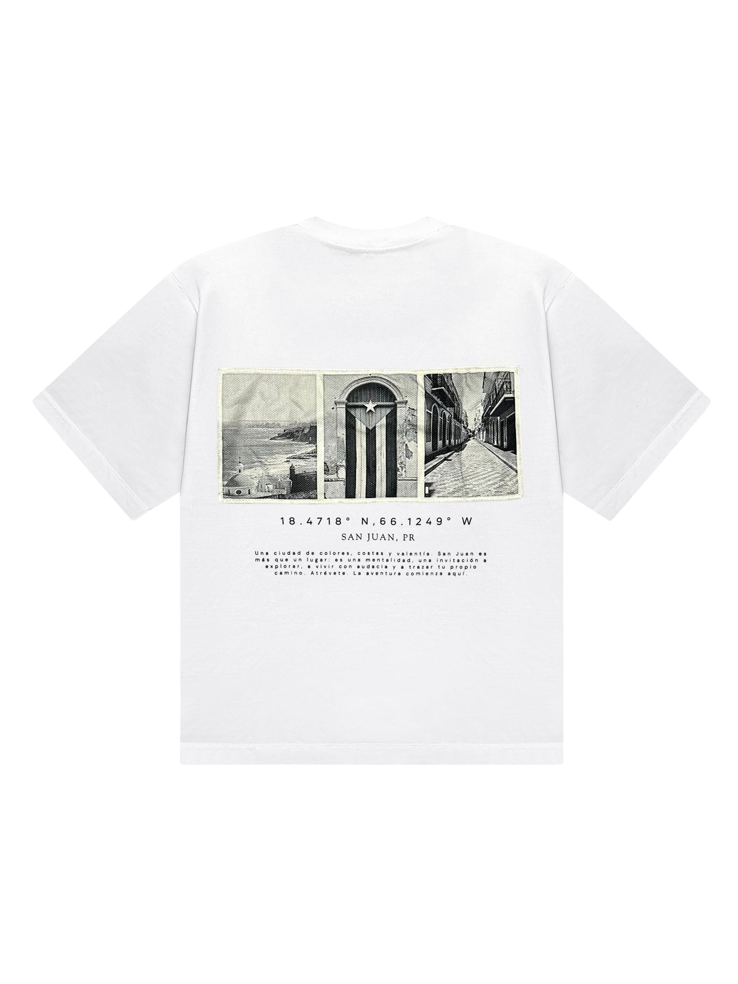 Galuarte “SJU” Tee - White Oversized