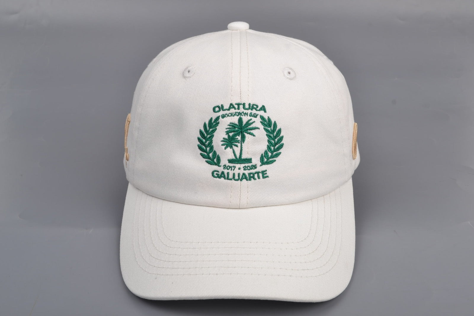 Boquerón Bay Bone White Daddy Cap — Galuarte Puerto Rico streetwear