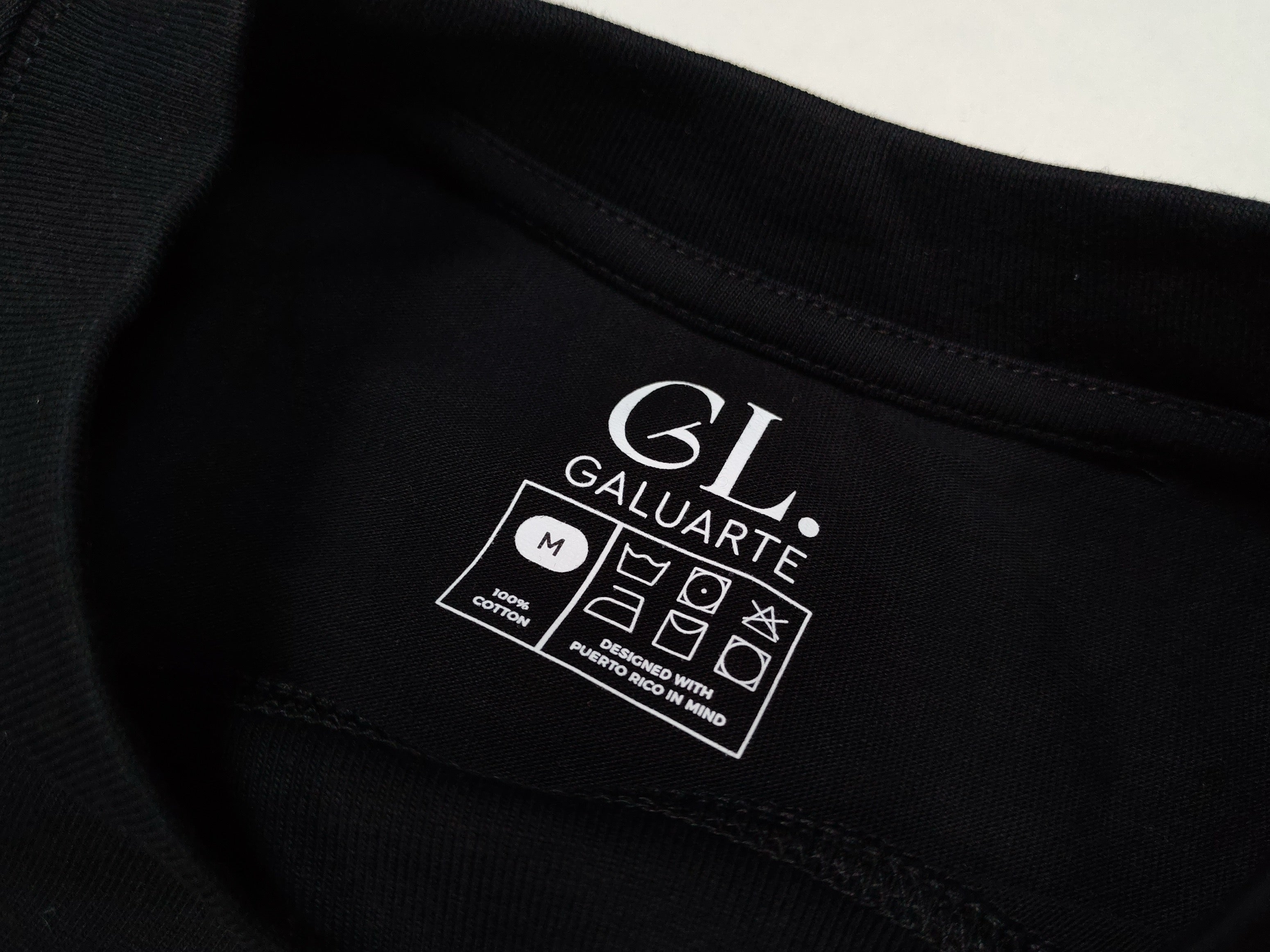 Galuarte “SJU” Tee - Black Oversized