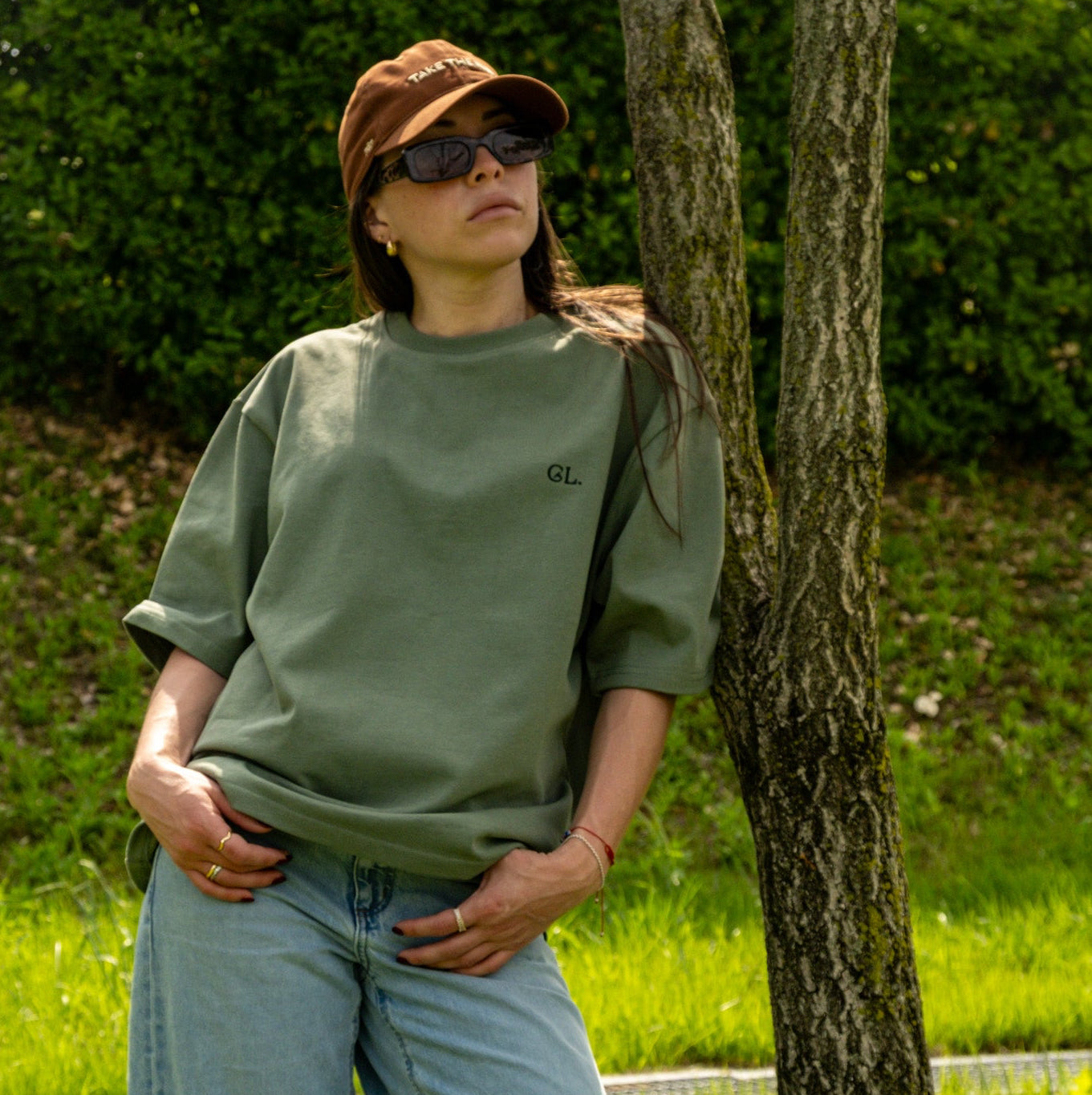 Verde Isla Tee - Oversize