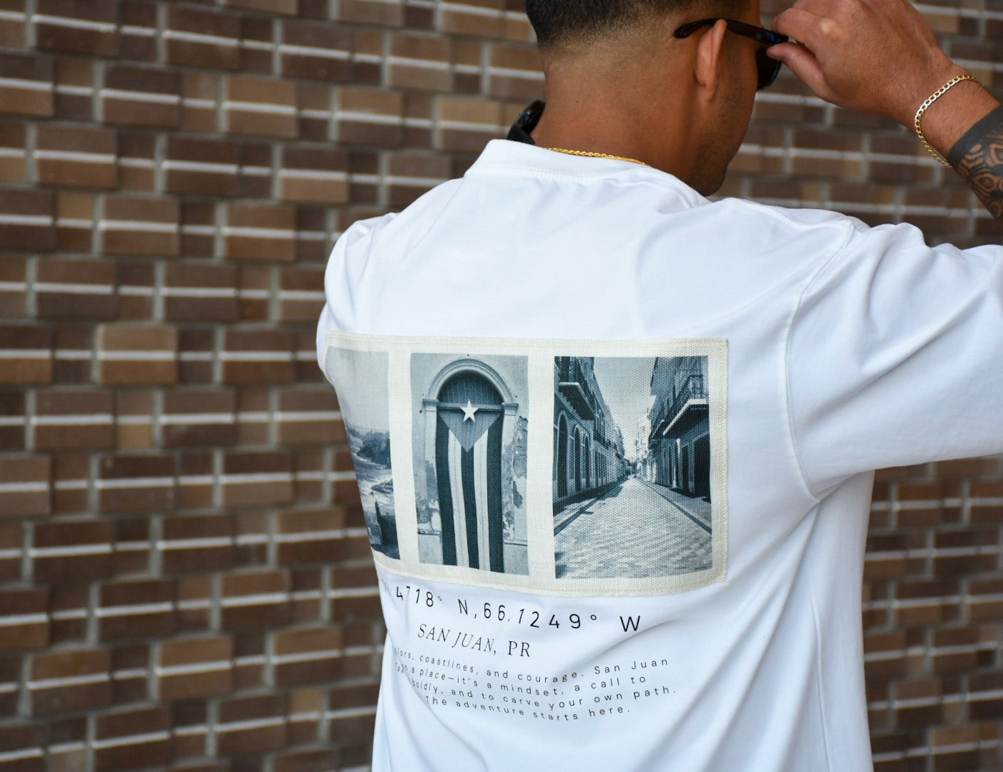Galuarte “SJU” Tee - White Oversized