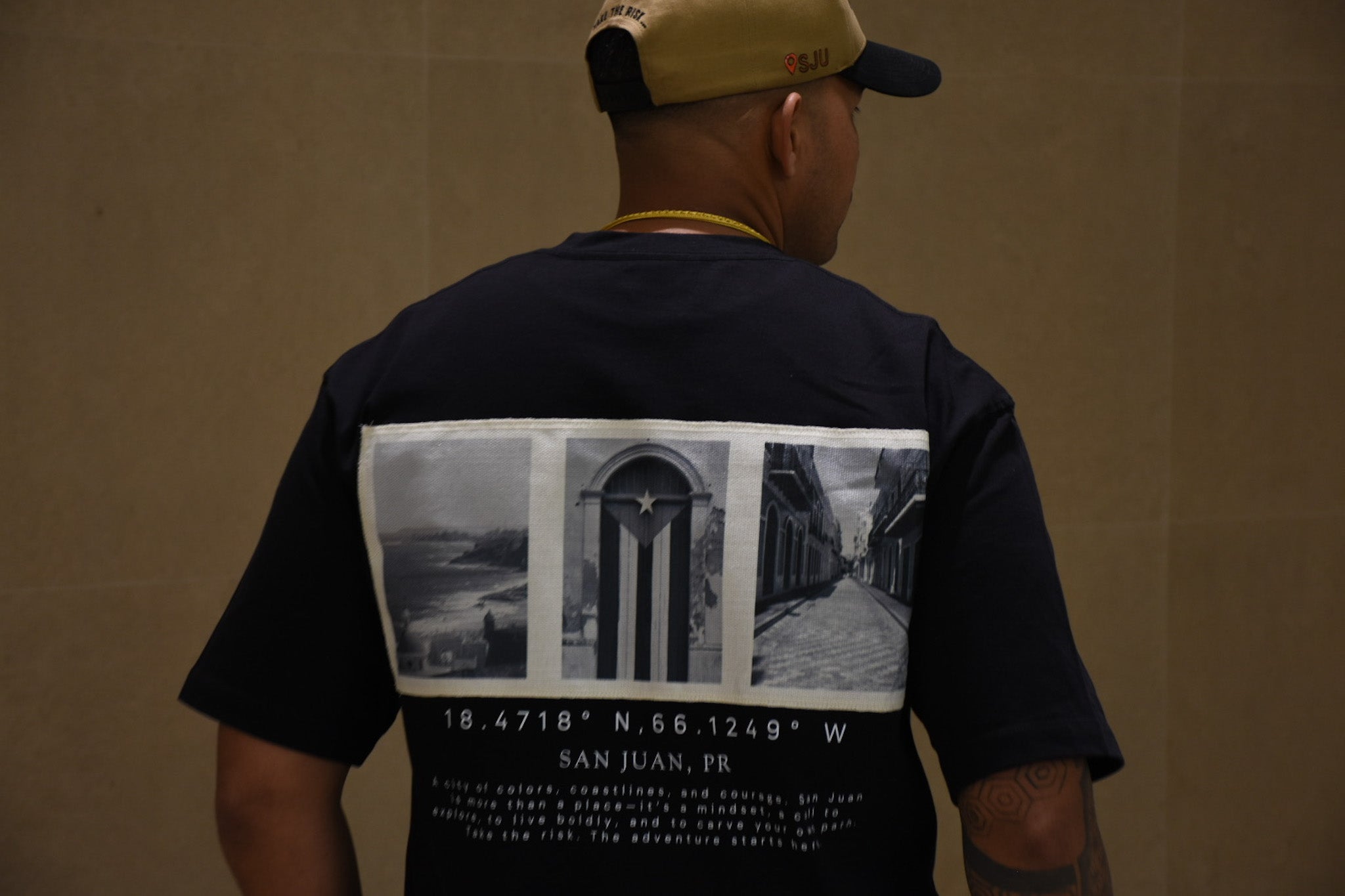 Galuarte “SJU” Tee - Black Oversized